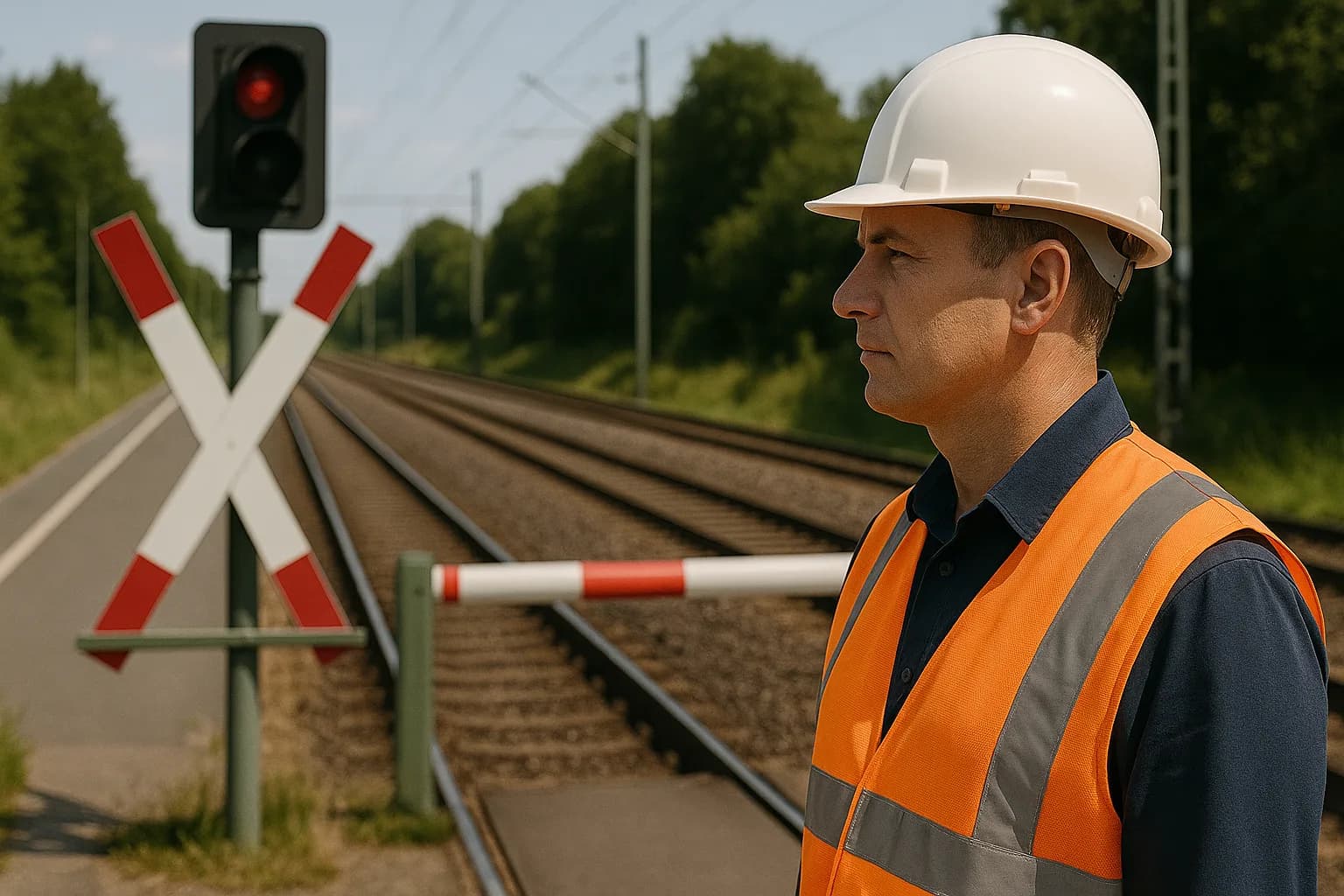 Sicherungsmaßnahmen an Bahnübergängen